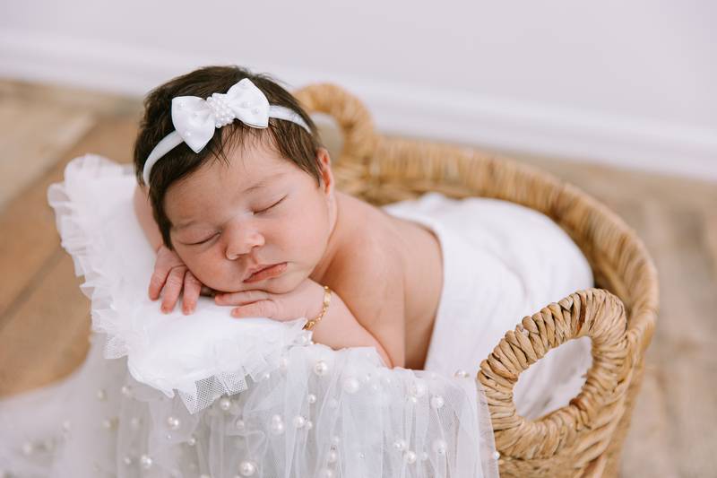 Newborn session photograph by Ana Rousseau Photography, Cape Coral FL