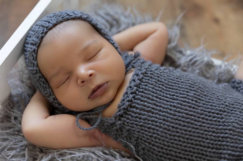 Newborn session photograph by Ana Rousseau Photography, Cape Coral FL